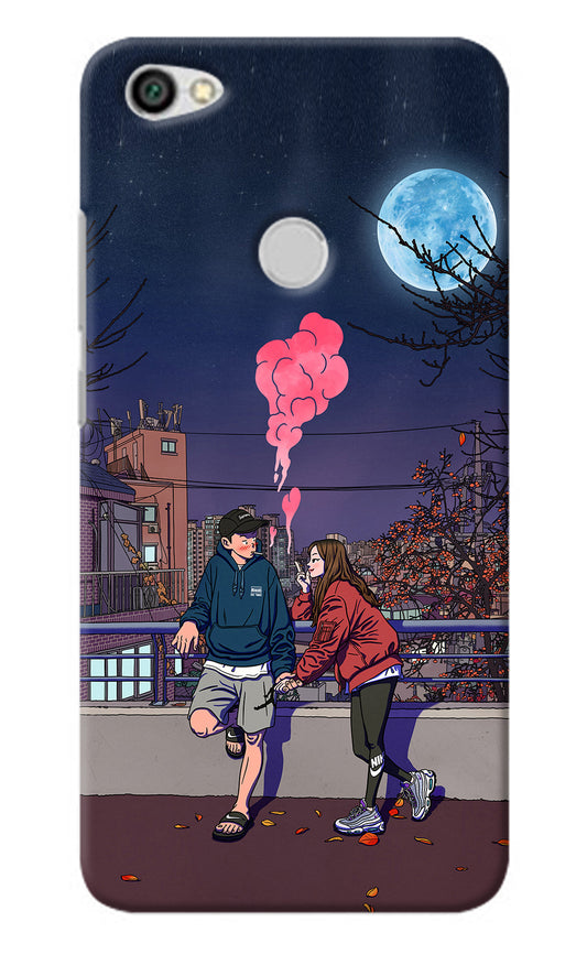 Chilling Couple Redmi Y1 Back Cover