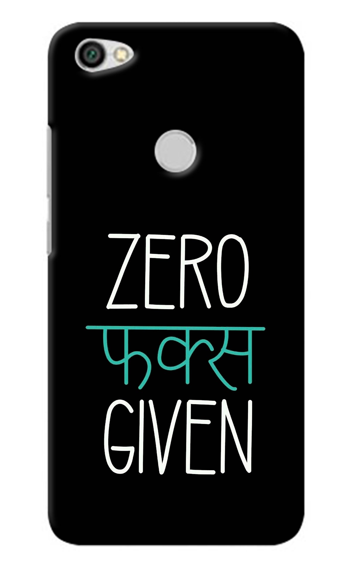 Zero Fucks Given Redmi Y1 Back Cover