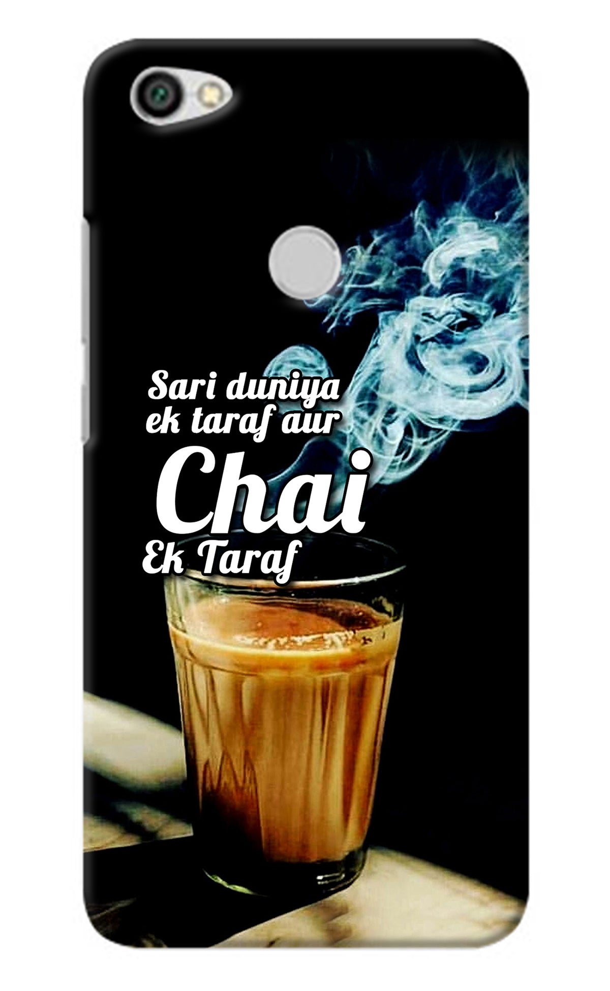 Chai Ek Taraf Quote Redmi Y1 Back Cover