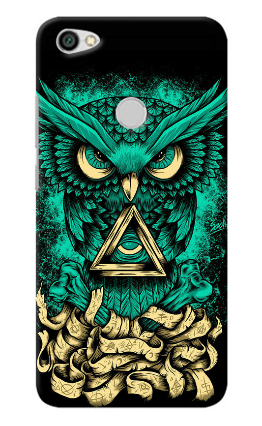 Green Owl Redmi Y1 Back Cover
