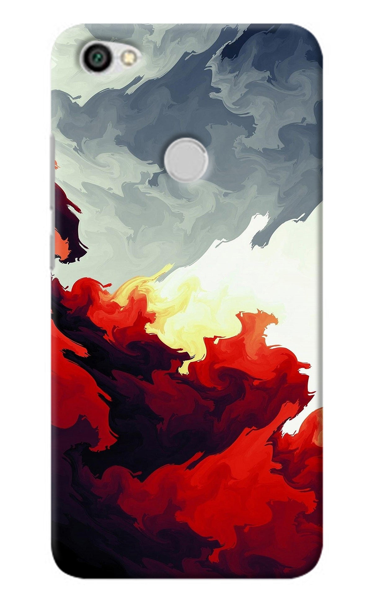 Fire Cloud Redmi Y1 Back Cover