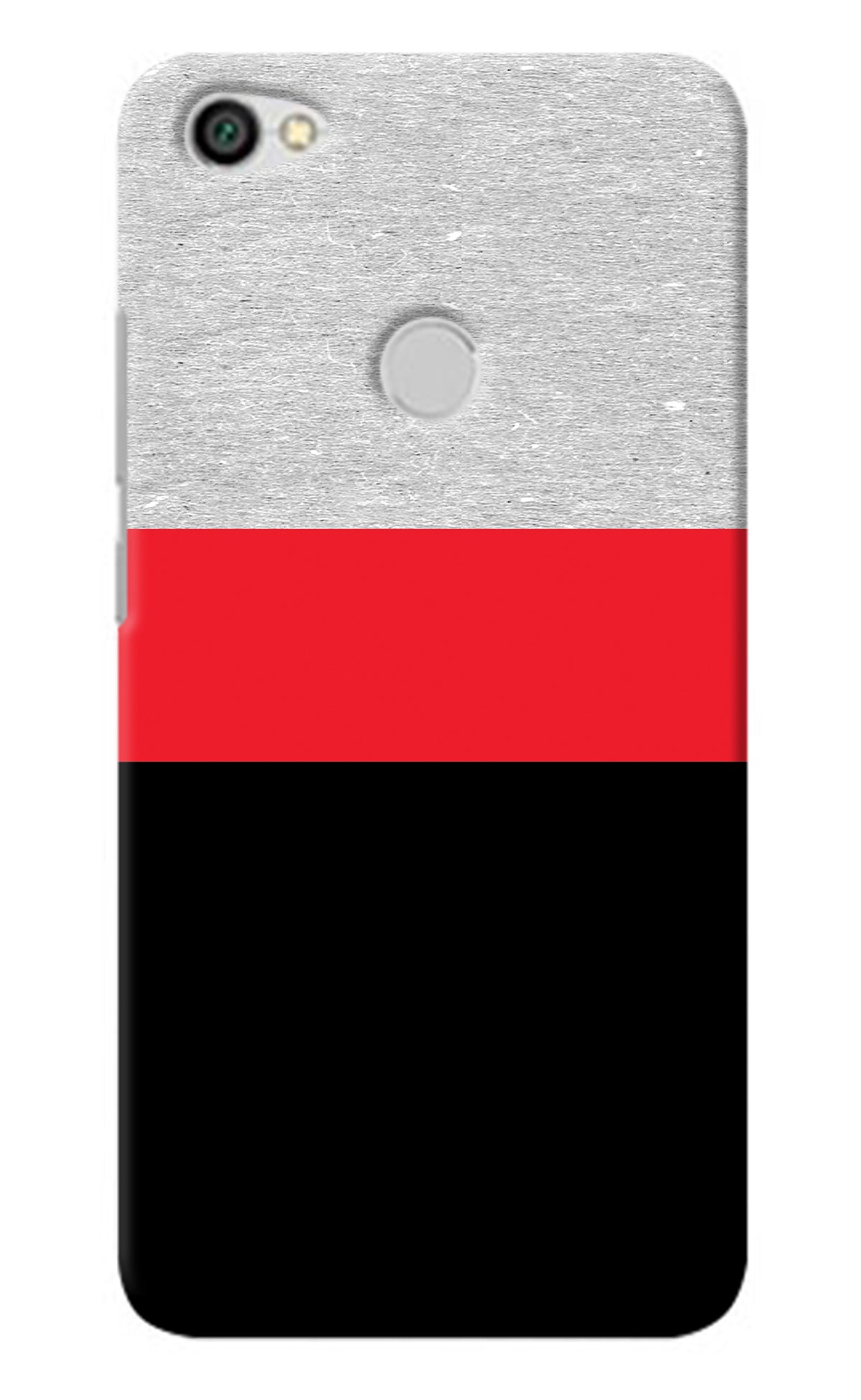 Tri Color Pattern Redmi Y1 Back Cover