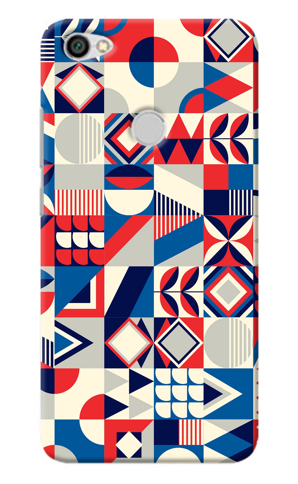 Colorful Pattern Redmi Y1 Back Cover