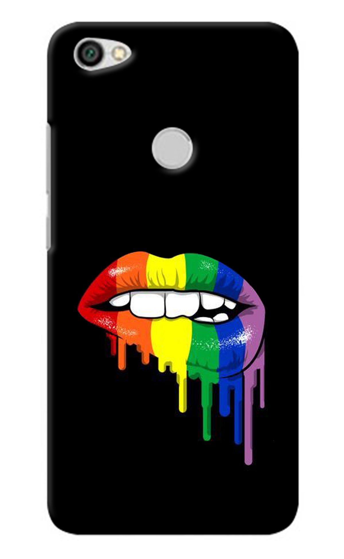 Lips Biting Redmi Y1 Back Cover