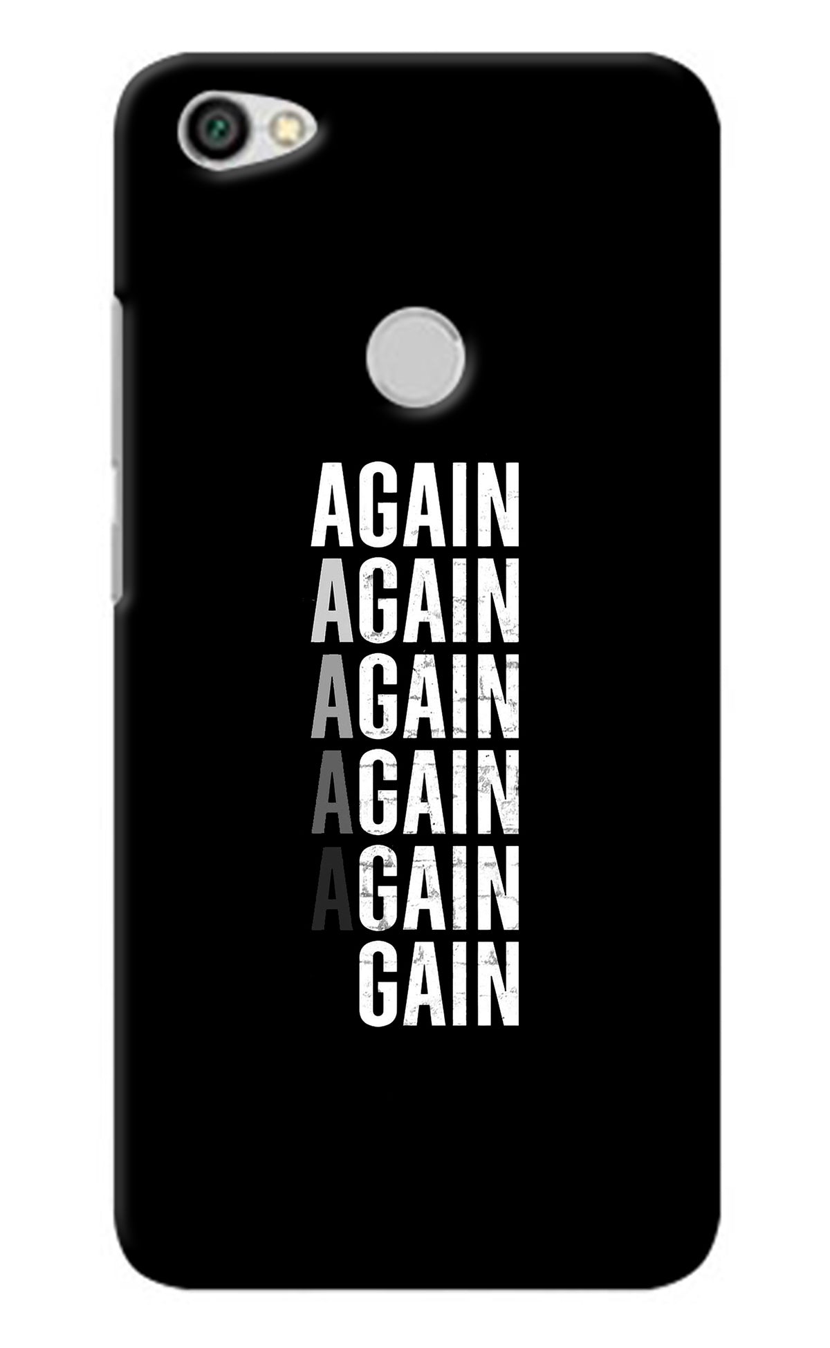 Again Again Gain Redmi Y1 Back Cover