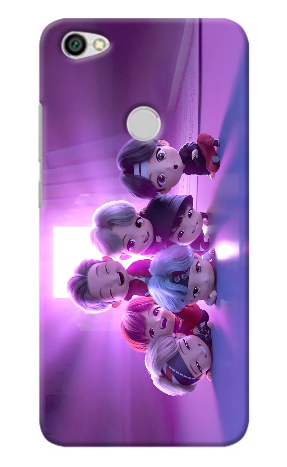 BTS Chibi Redmi Y1 Back Cover