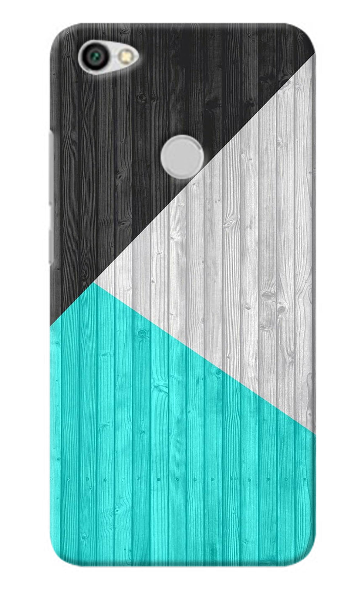 Wooden Abstract Redmi Y1 Back Cover