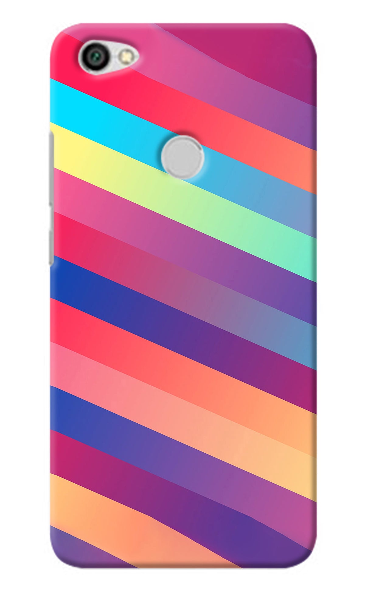 Stripes color Redmi Y1 Back Cover