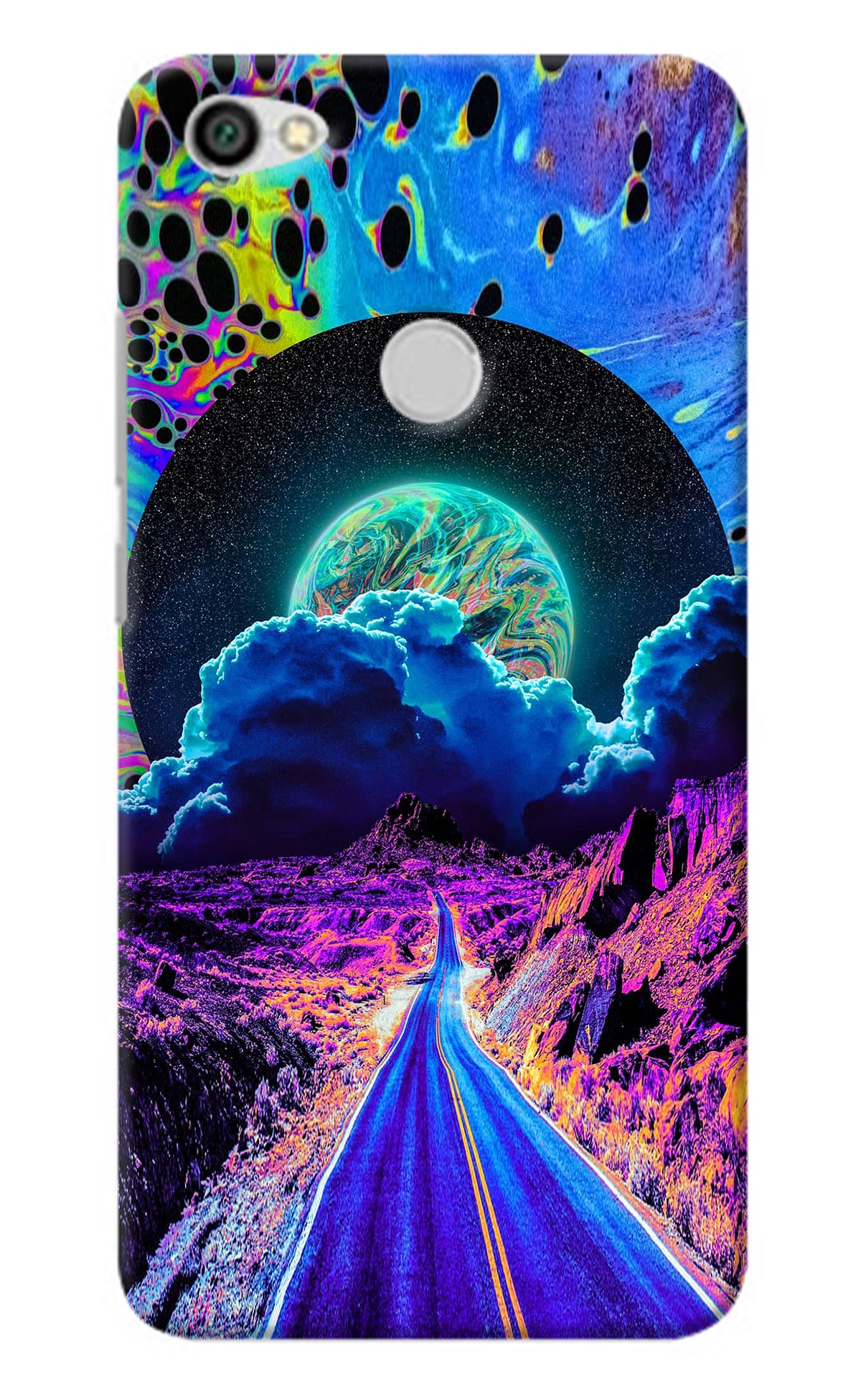 Psychedelic Painting Redmi Y1 Back Cover