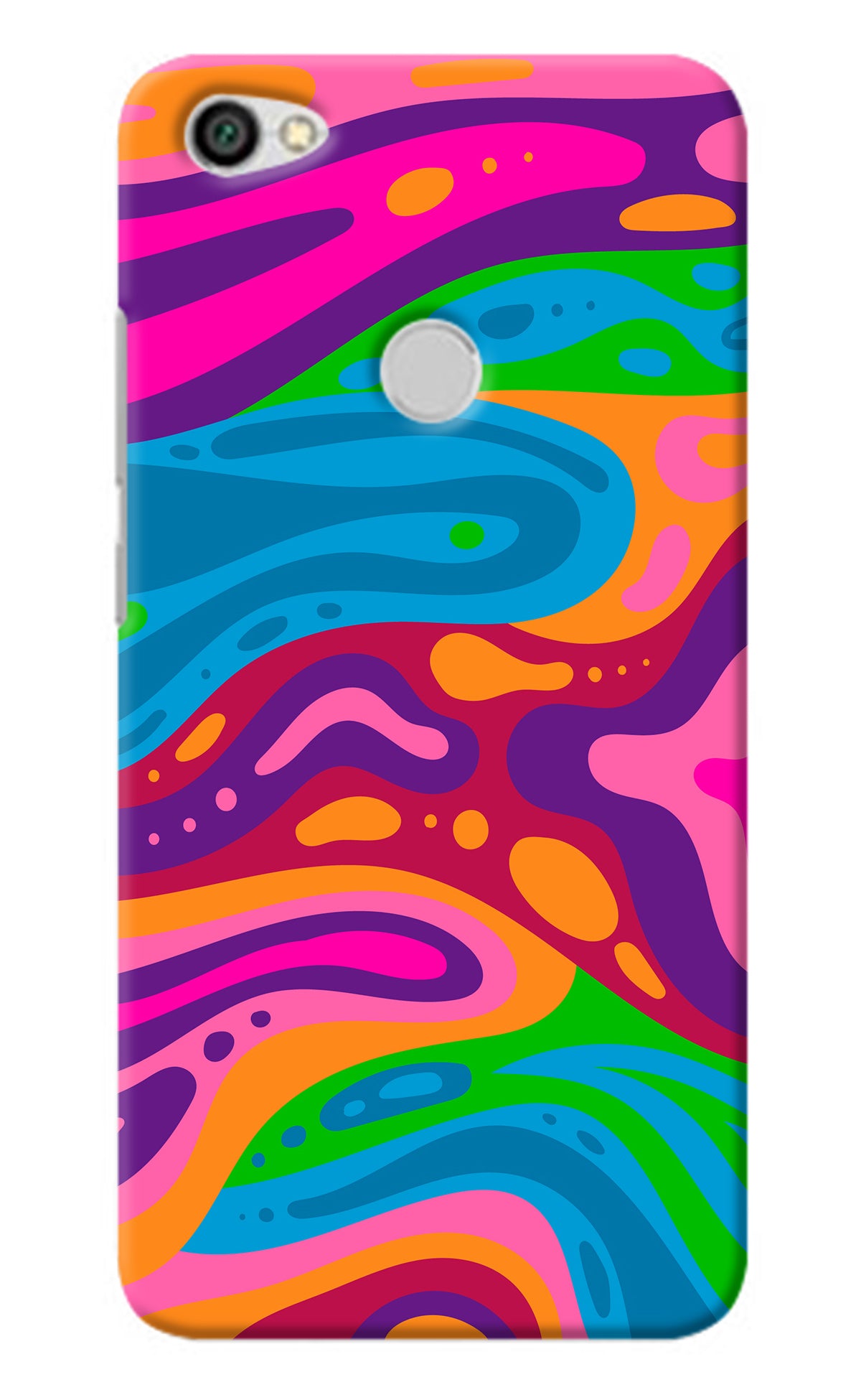 Trippy Pattern Redmi Y1 Back Cover