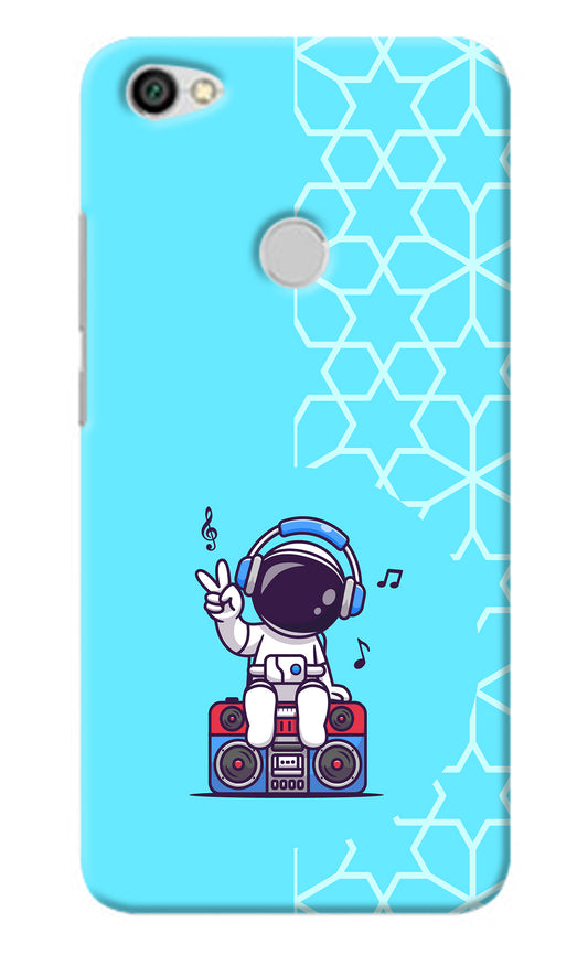Cute Astronaut Chilling Redmi Y1 Back Cover