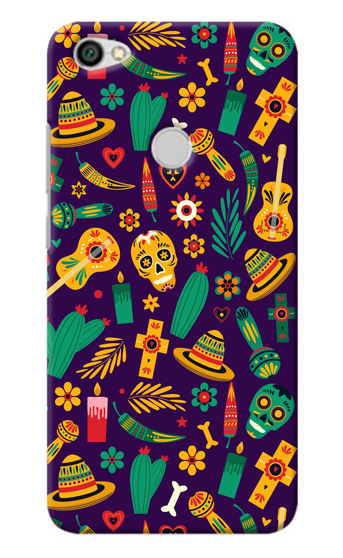 Mexican Artwork Redmi Y1 Back Cover