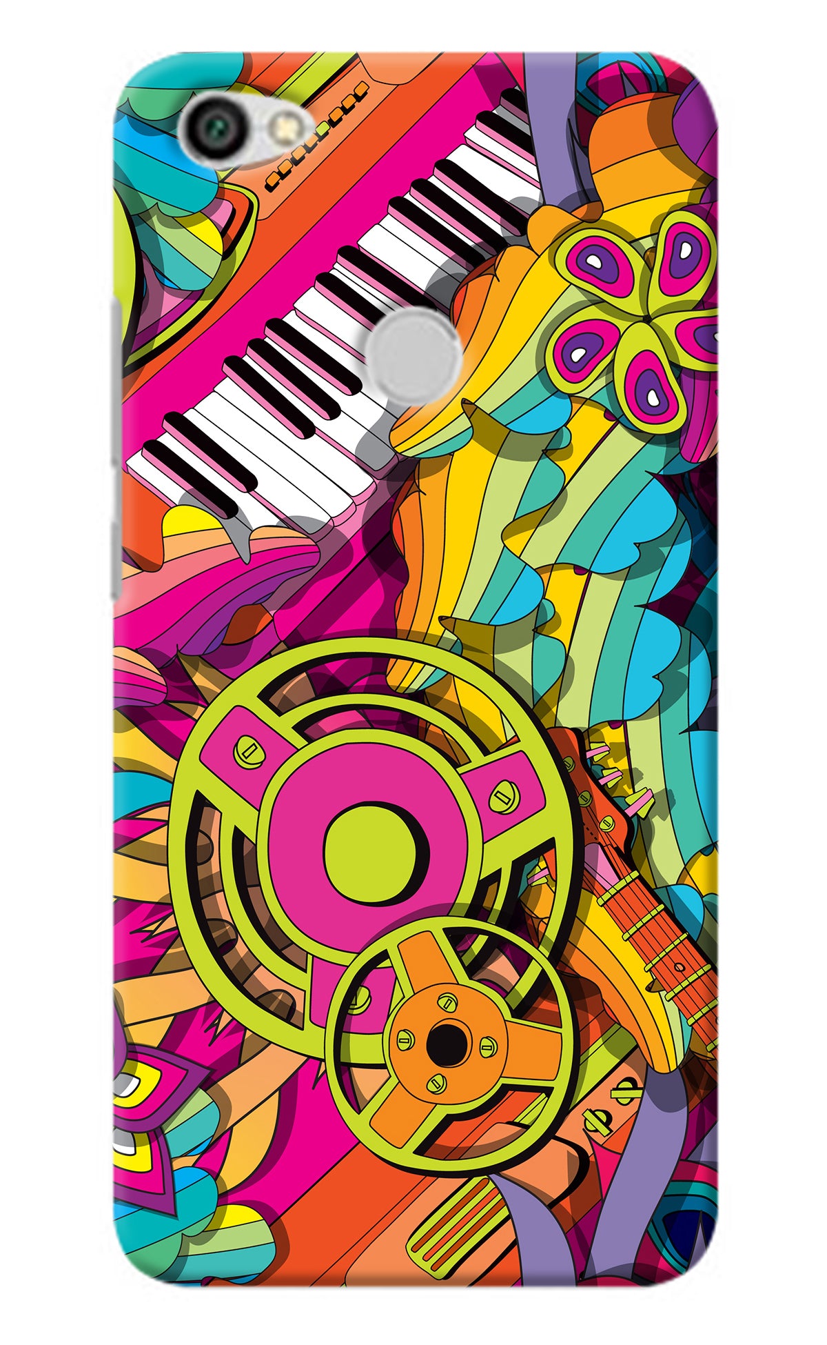 Music Doodle Redmi Y1 Back Cover