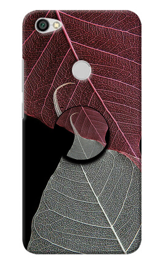 Leaf Pattern Redmi Y1 Pop Case