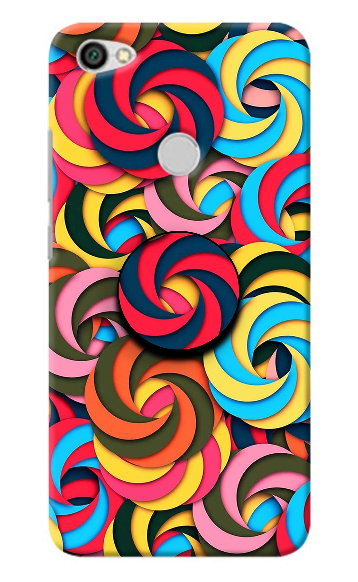 Spiral Pattern Redmi Y1 Pop Case