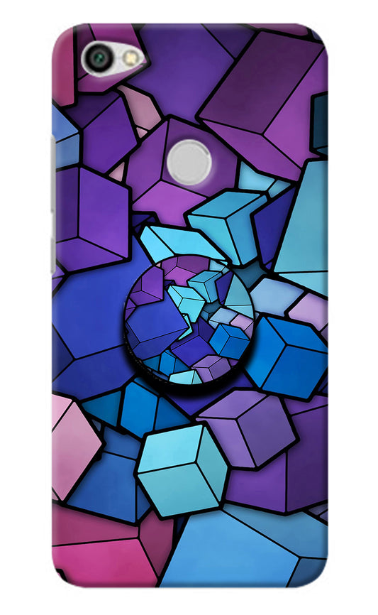 Cubic Abstract Redmi Y1 Pop Case