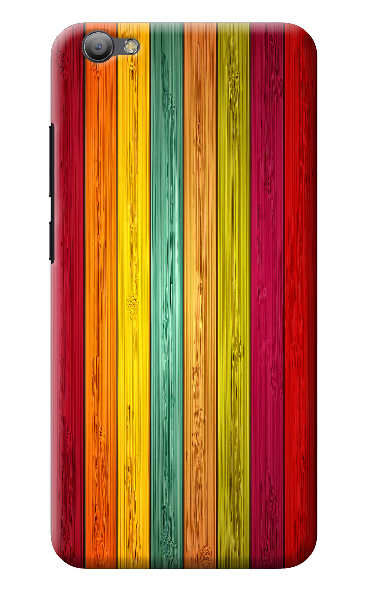 Multicolor Wooden Vivo V5/V5s Back Cover