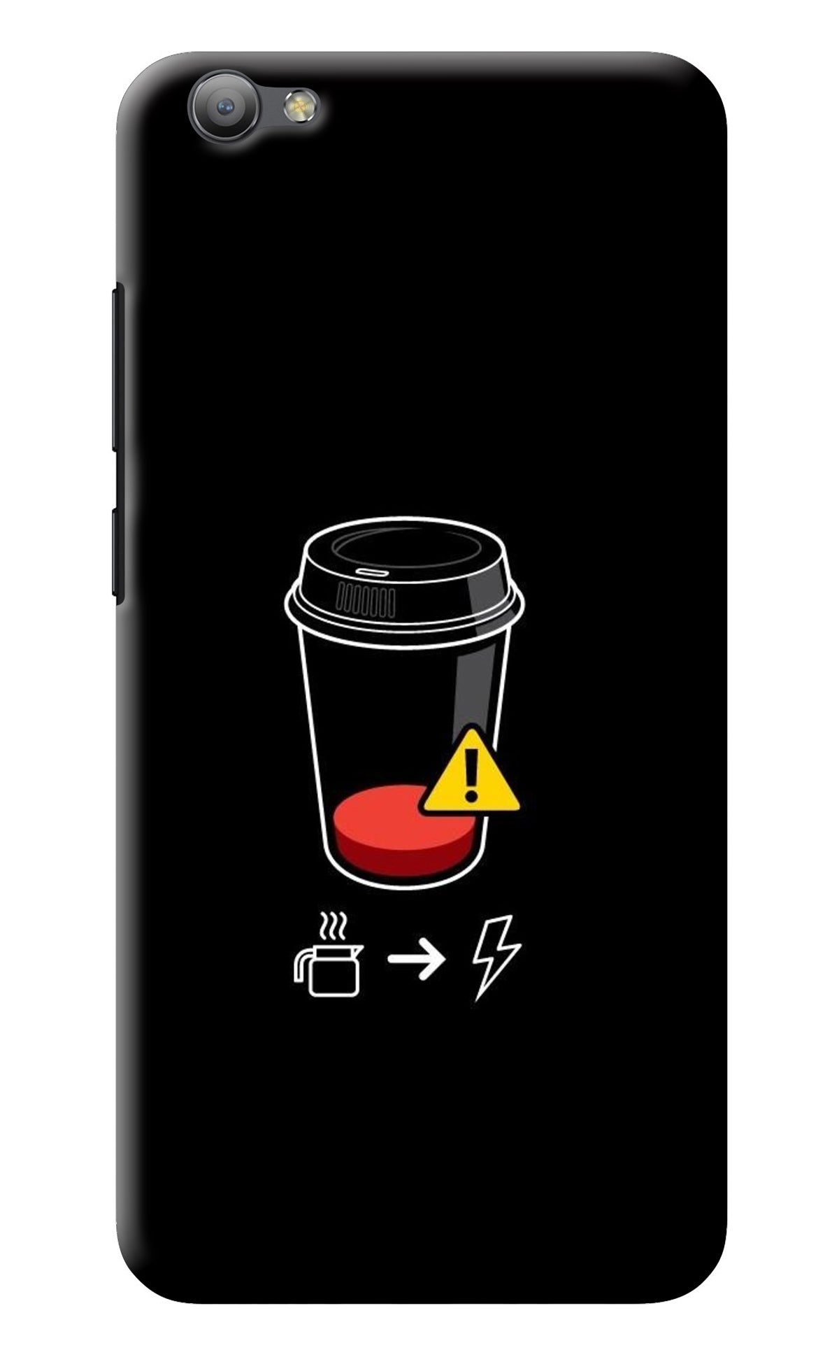 Coffee Vivo V5/V5s Back Cover