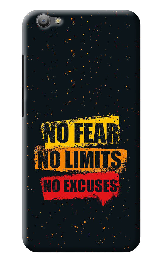 No Fear No Limits No Excuse Vivo V5/V5s Back Cover