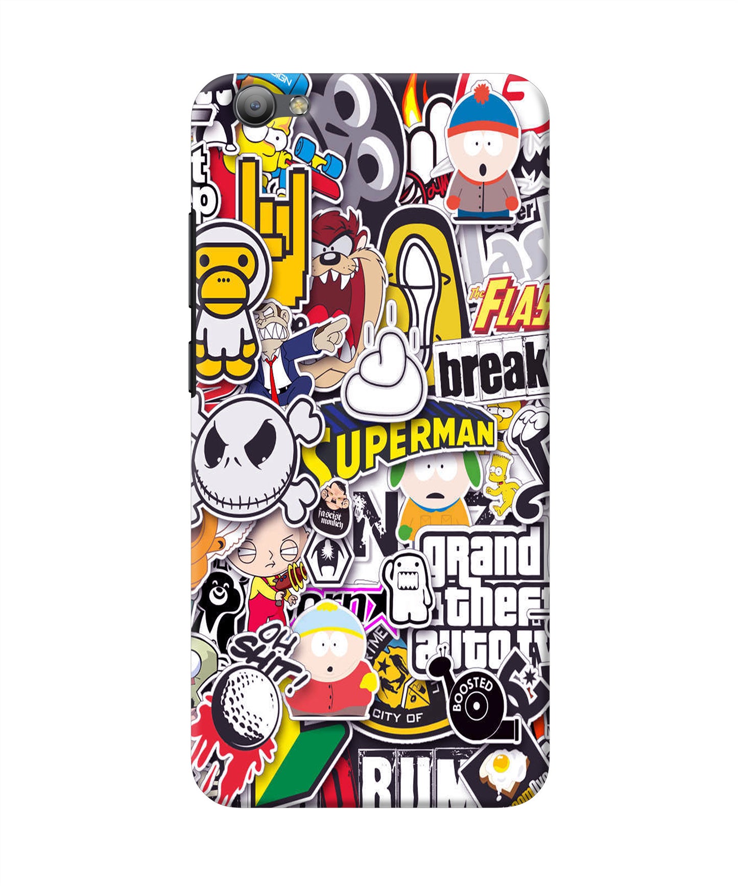 Sticker Bomb Vivo V5/V5s Back Cover