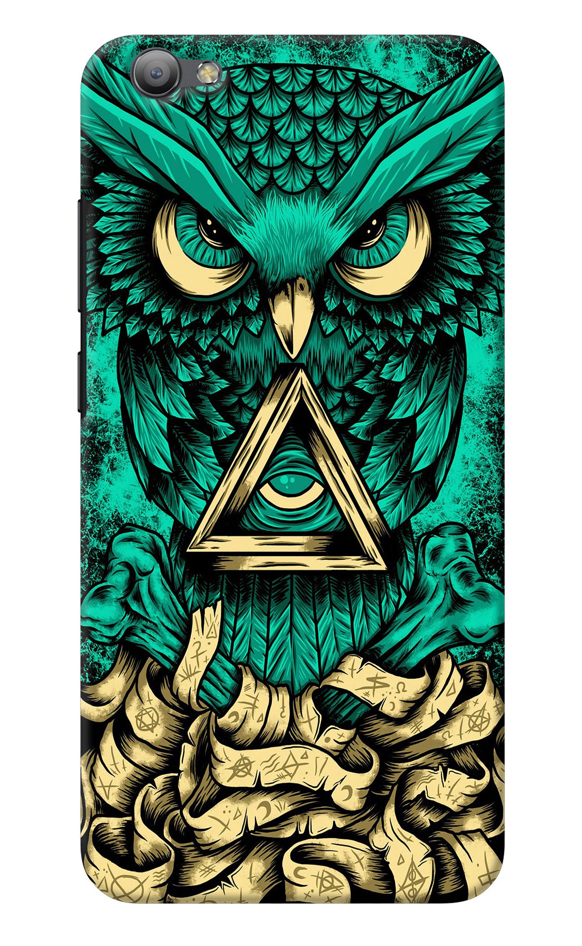 Green Owl Vivo V5/V5s Back Cover