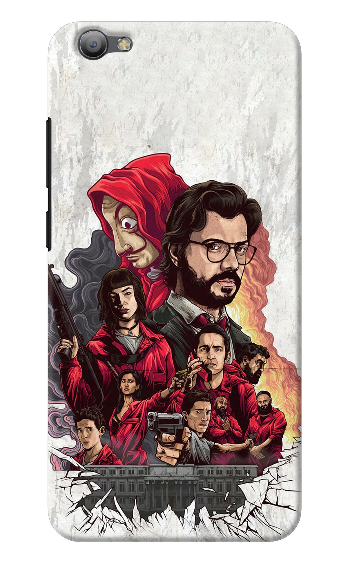 Money Heist Artwork Vivo V5/V5s Back Cover