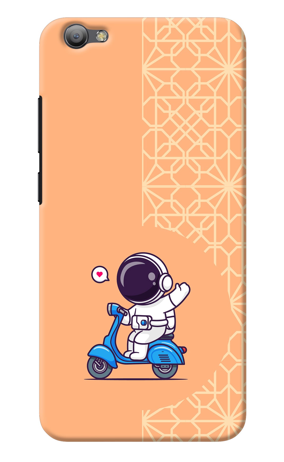 Cute Astronaut Riding Vivo V5/V5s Back Cover