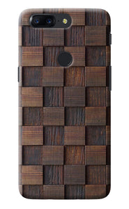Wooden Cube Design Oneplus 5T Back Cover