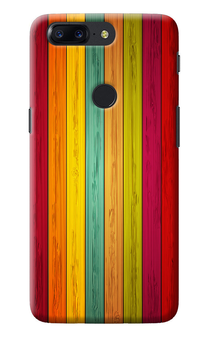 Multicolor Wooden Oneplus 5T Back Cover