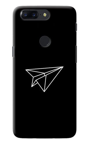 Paper Plane White Oneplus 5T Back Cover