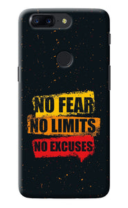 No Fear No Limits No Excuse Oneplus 5T Back Cover