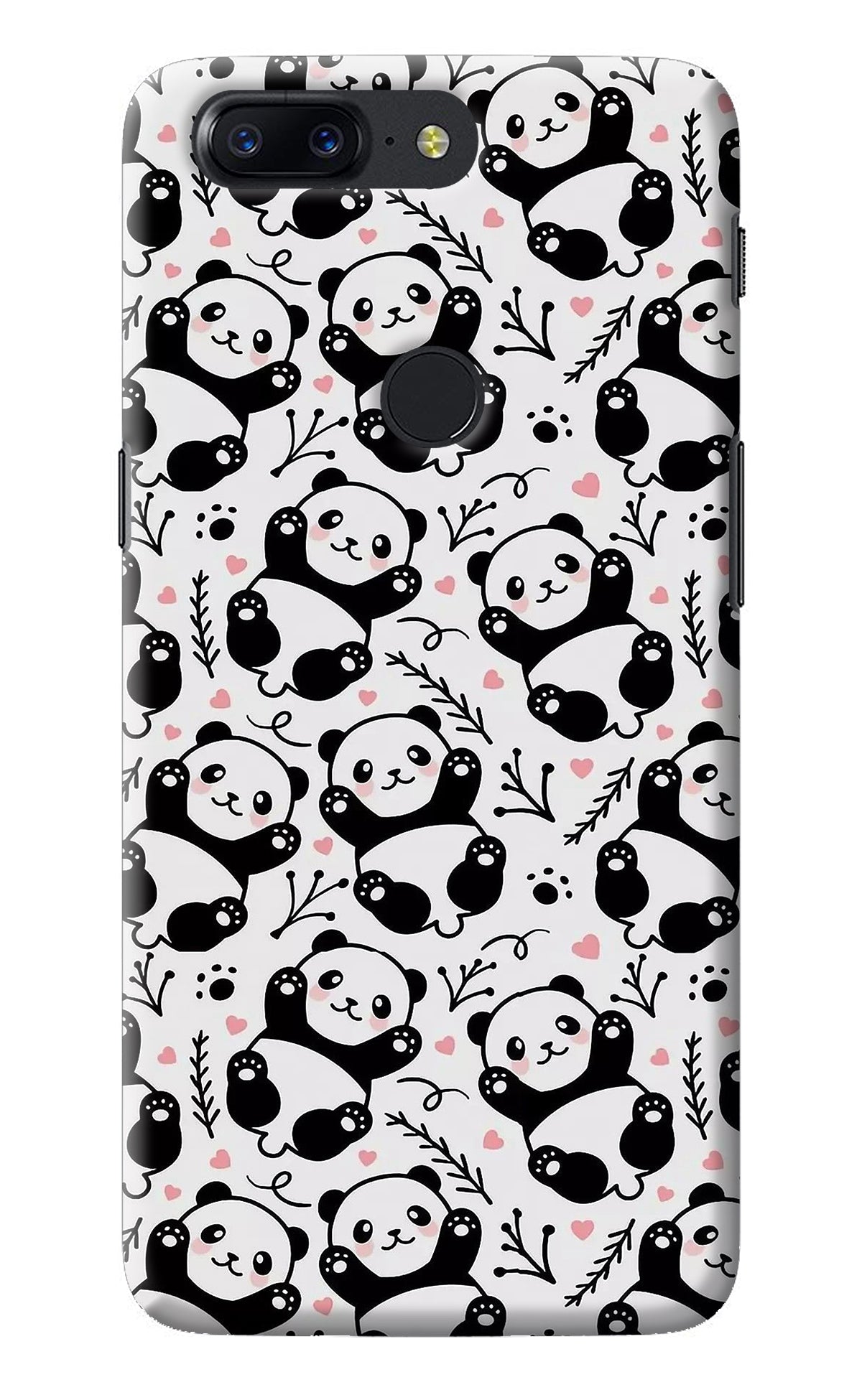 Cute Panda Oneplus 5T Back Cover