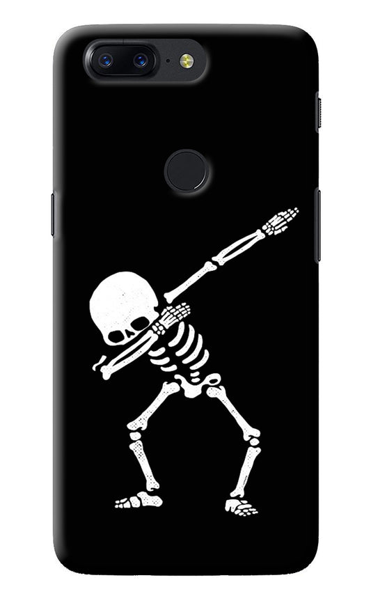 Dabbing Skeleton Art Oneplus 5T Back Cover