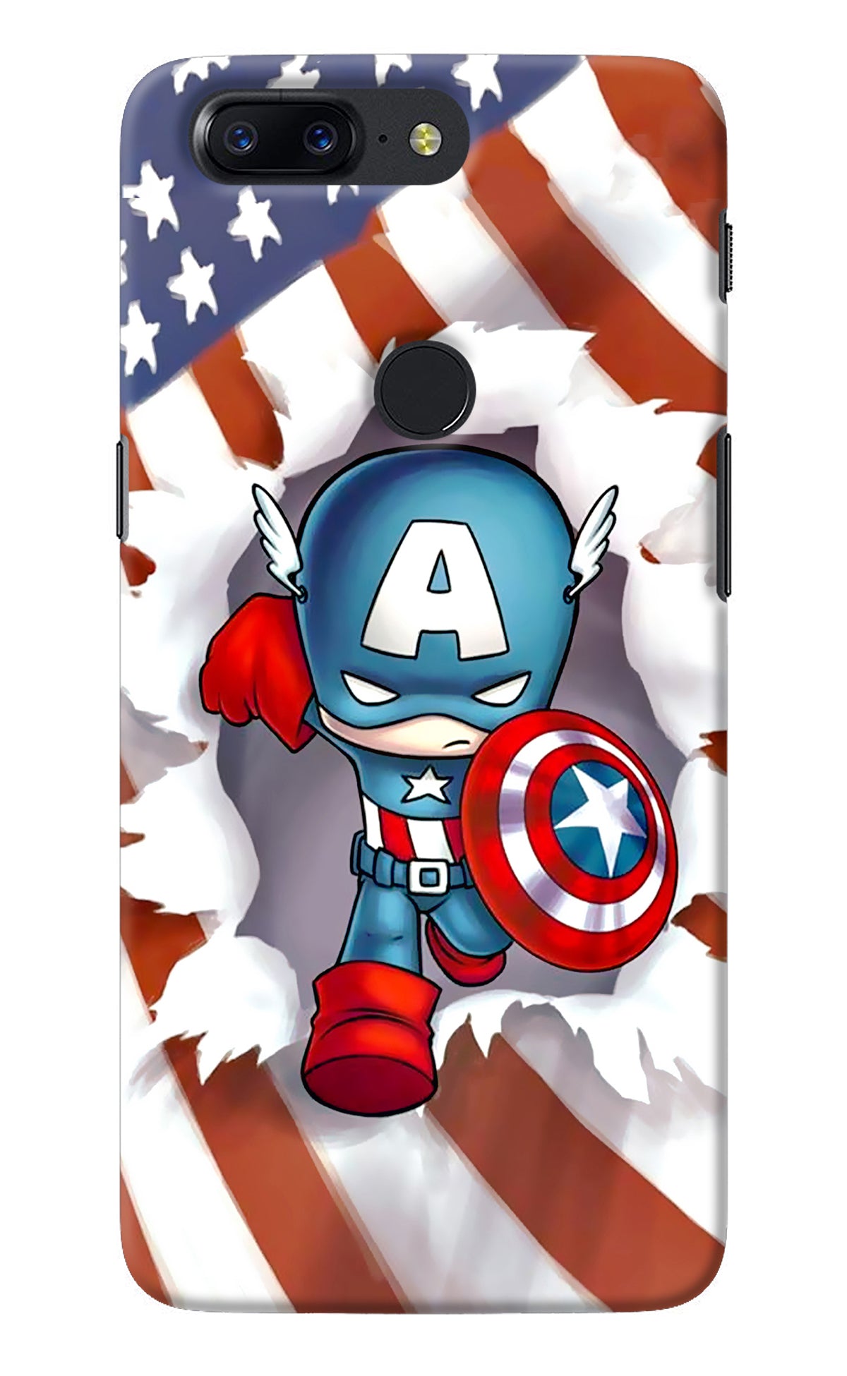 Captain America Oneplus 5T Back Cover