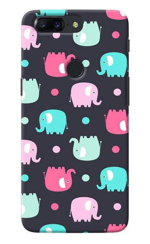 Elephants Oneplus 5T Back Cover