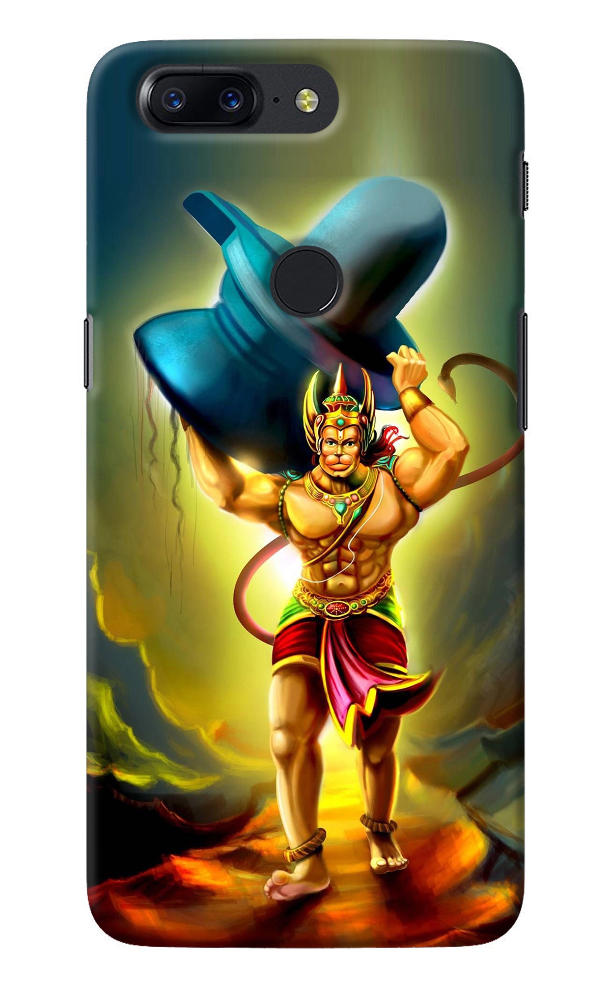 Lord Hanuman Oneplus 5T Back Cover