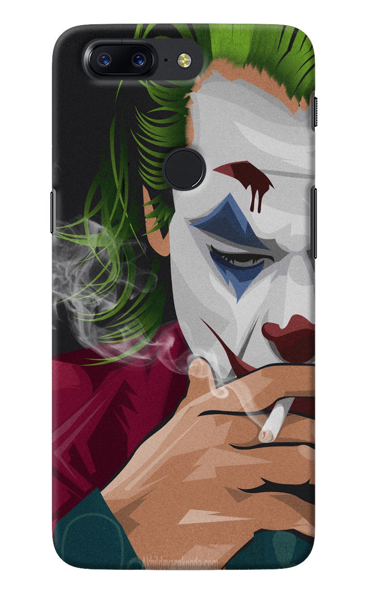 Joker Smoking Oneplus 5T Back Cover