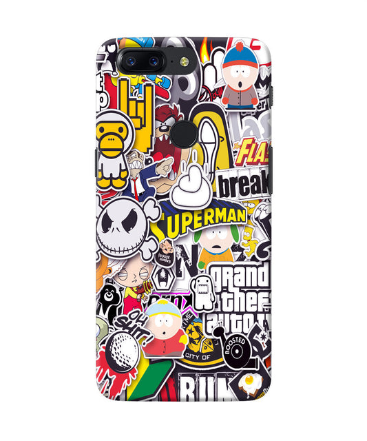 Sticker Bomb Oneplus 5T Back Cover