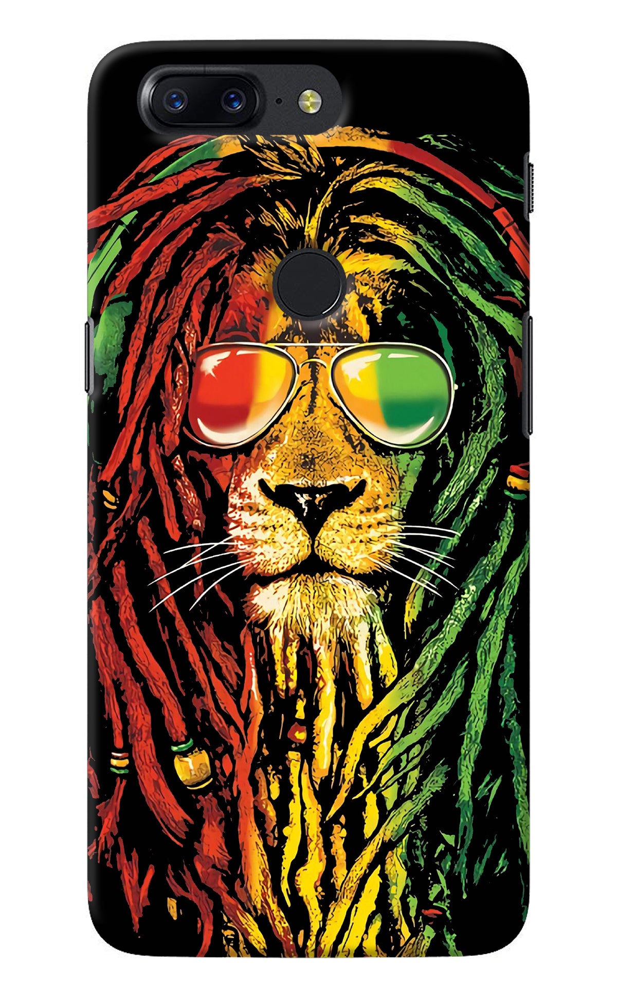 Rasta Lion Oneplus 5T Back Cover