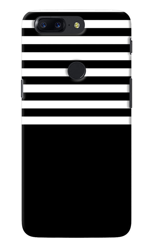 Black and White Print Oneplus 5T Back Cover