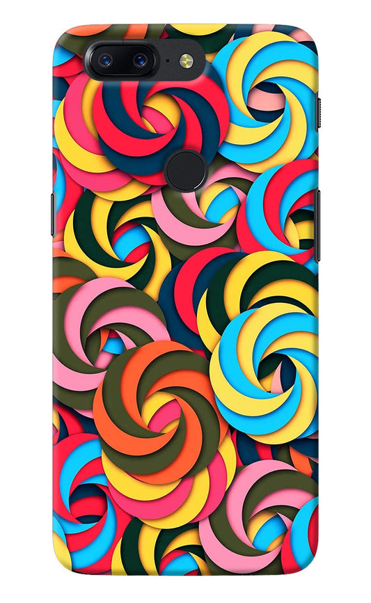 Spiral Pattern Oneplus 5T Back Cover