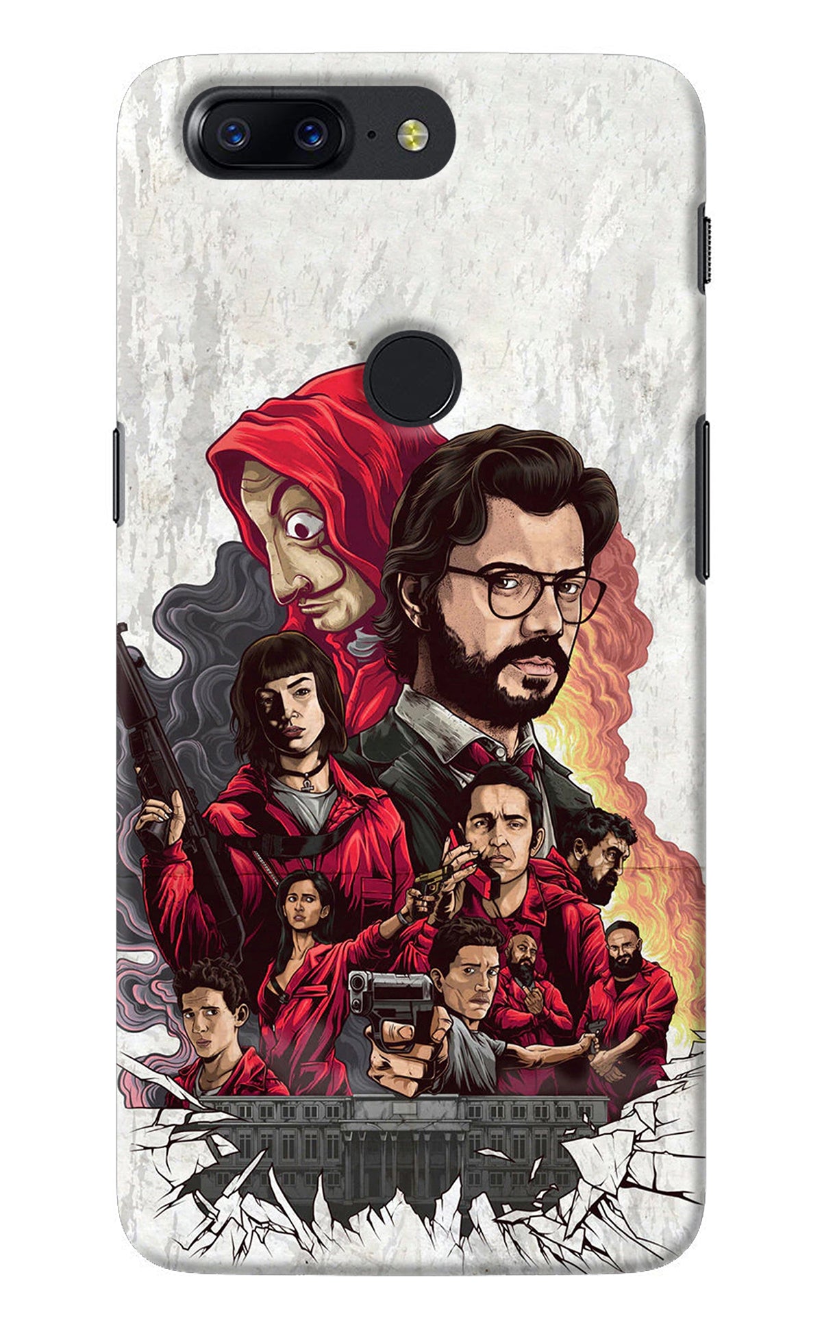 Money Heist Artwork Oneplus 5T Back Cover