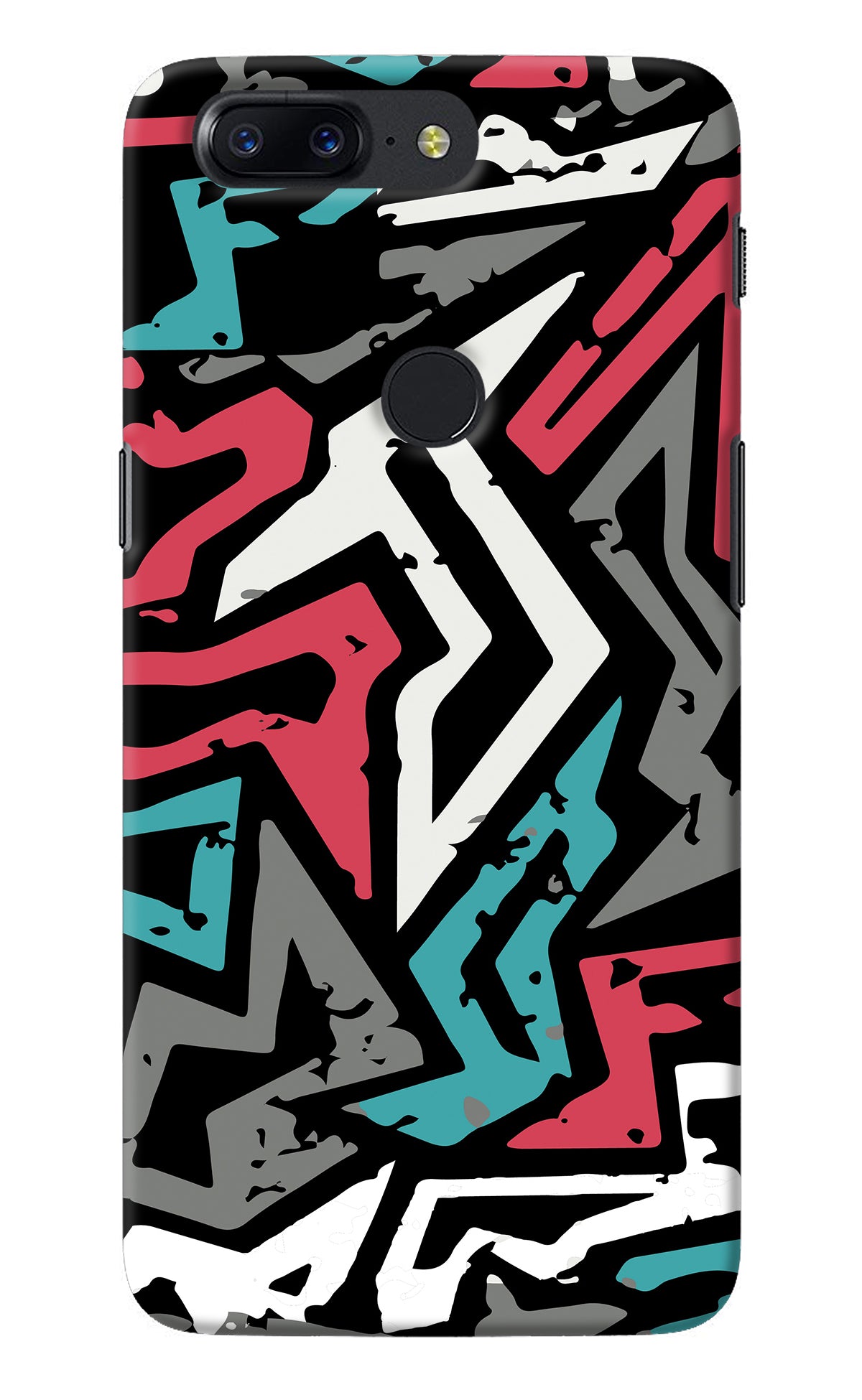 Geometric Graffiti Oneplus 5T Back Cover