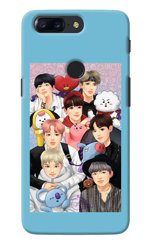 BTS with animals Oneplus 5T Back Cover