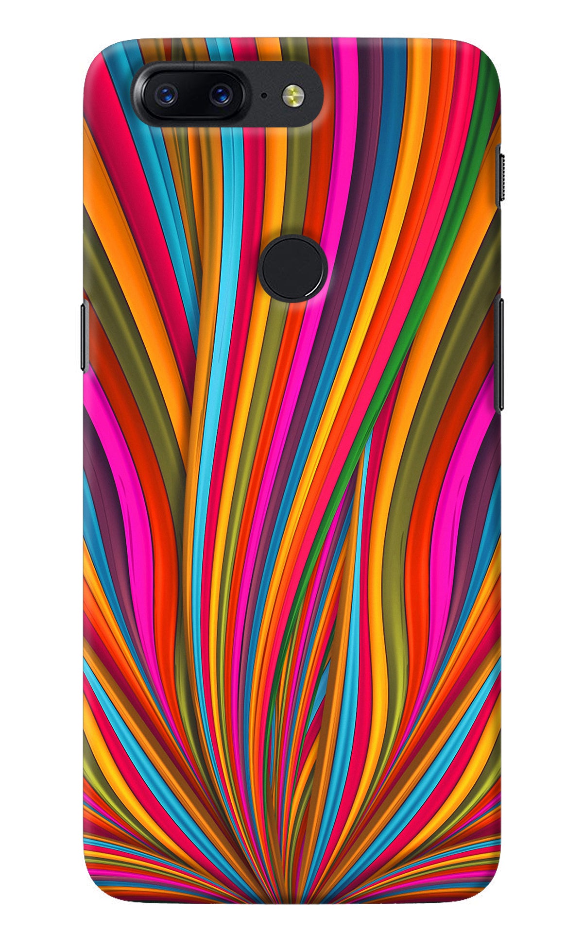 Trippy Wavy Oneplus 5T Back Cover