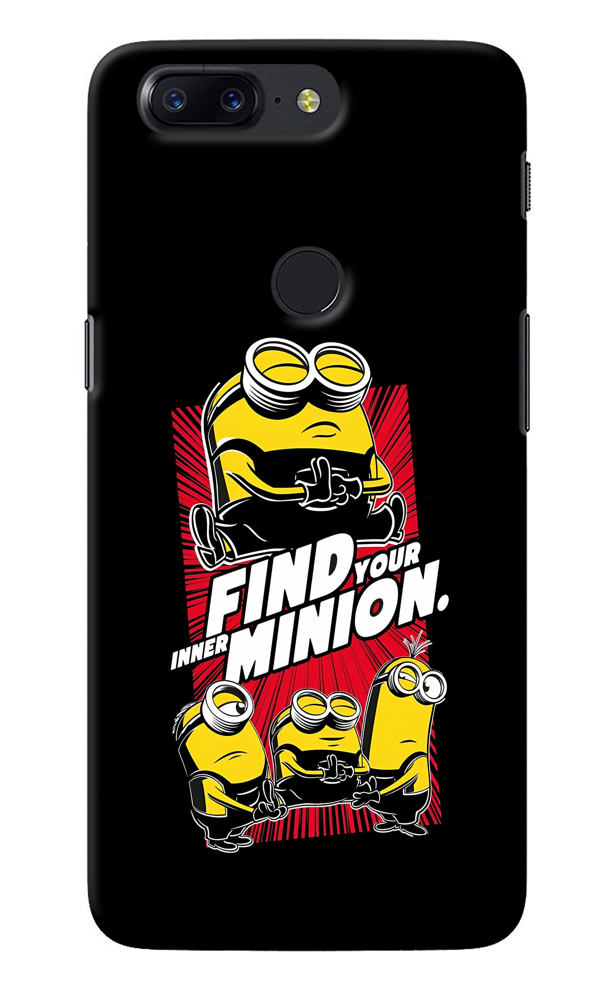 Find your inner Minion Oneplus 5T Back Cover