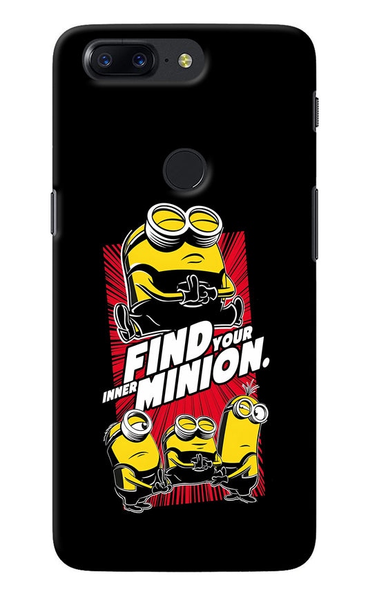 Find your inner Minion Oneplus 5T Back Cover