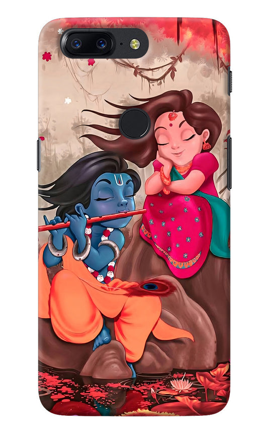 Radhe Krishna Oneplus 5T Back Cover