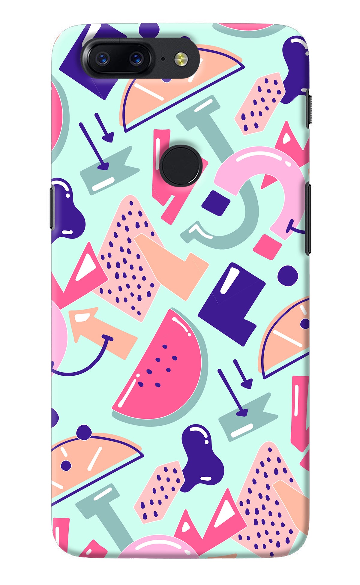 Doodle Pattern Oneplus 5T Back Cover