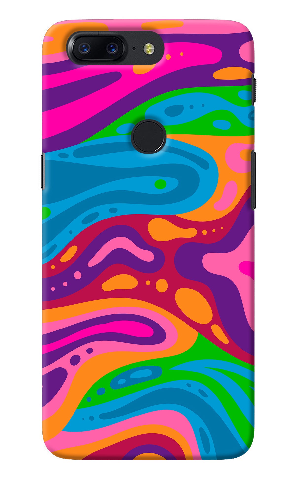 Trippy Pattern Oneplus 5T Back Cover